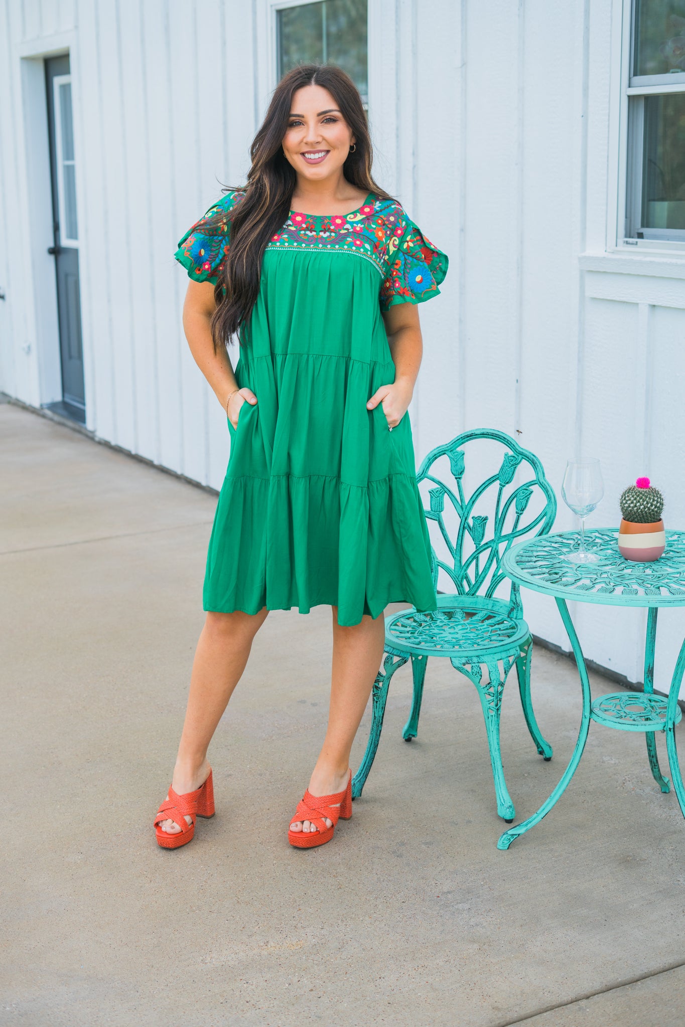 Clover green dress hotsell