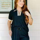 Twinkle Top-Navy