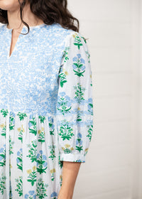 Helen Floral Elbow Sleeve Dress Sleeve Detail