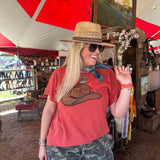 Basic Tee- Cowboy Hat