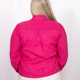 Back Kathleen Top pink lace eyelet top