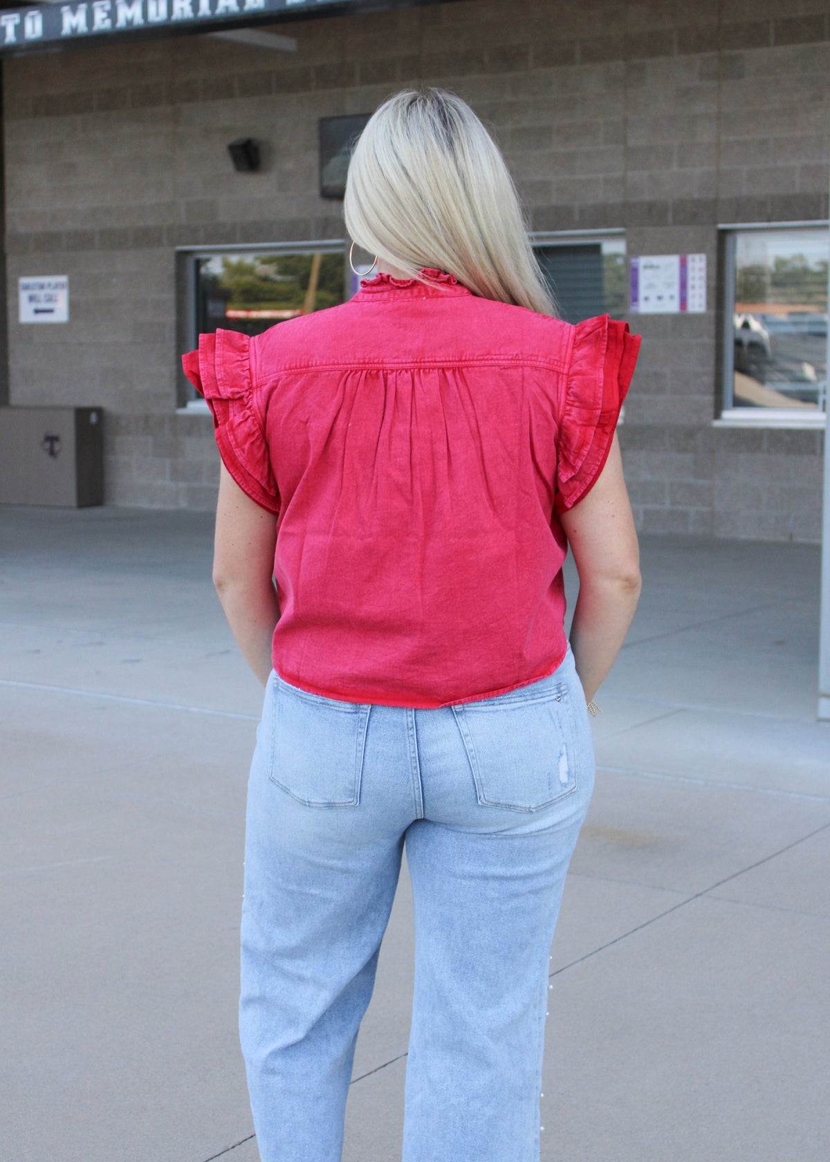 Marley Top- Red