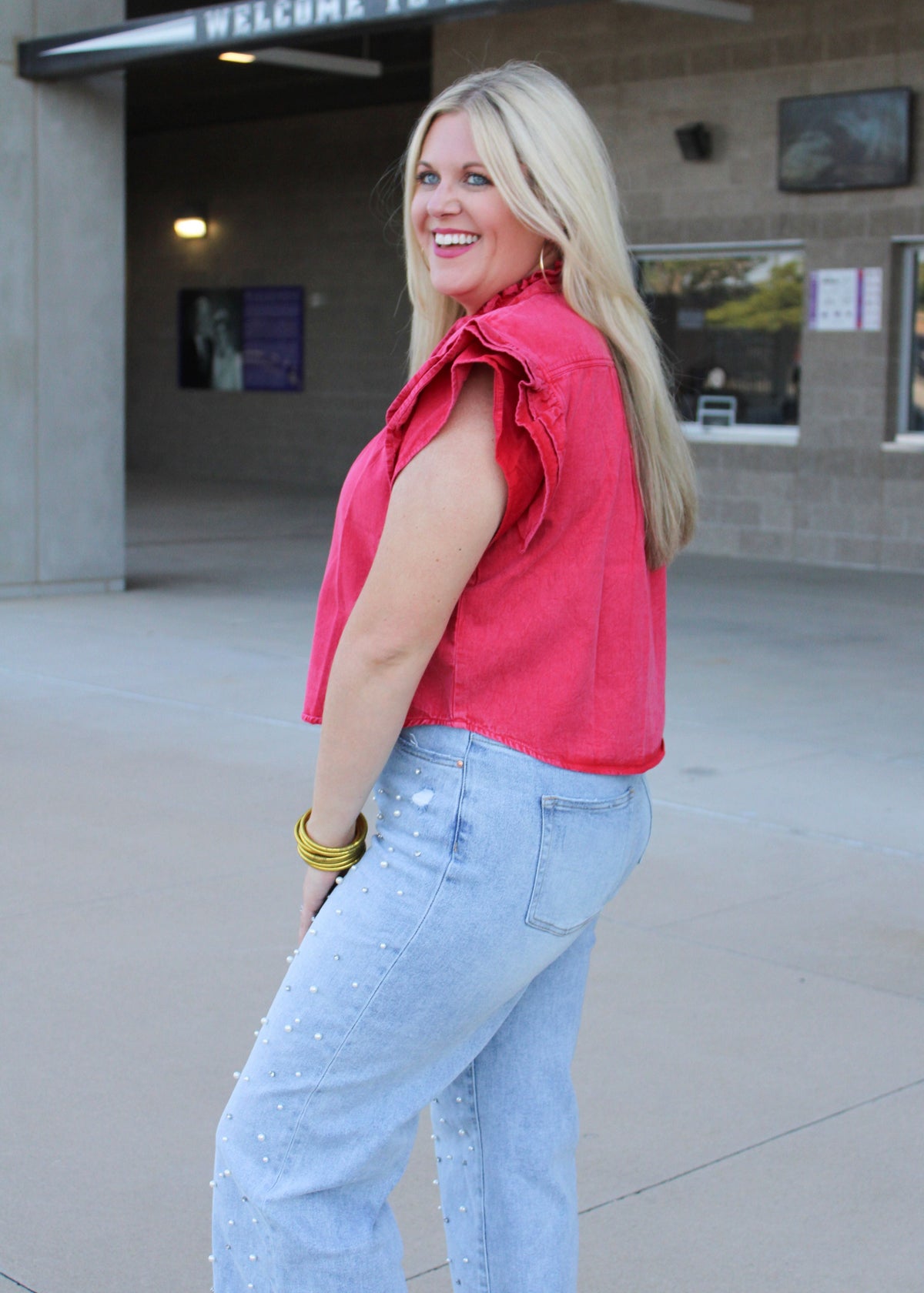 Marley Top- Red