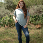 Lifestyle Basic Slate Grey Short Sleeve Tee