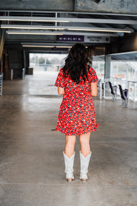 Tailgate Dress - Red/Blk