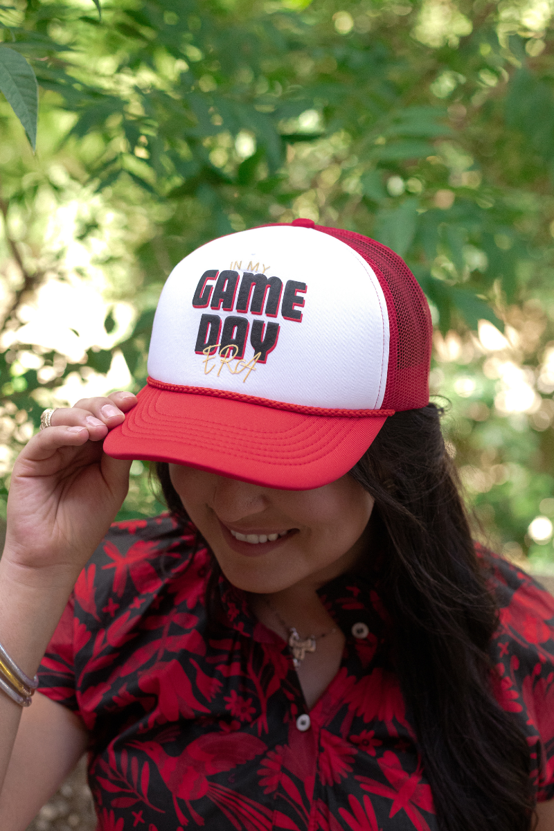 In My Game Day Era White/Red Cap with Yellow Details