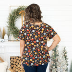 Basic Coco Christmas Short Sleeve Tee Back 