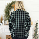 Daphne Black Long Sleeve Blazer Back