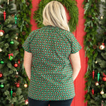 Robin Green Short Sleeve Top Back