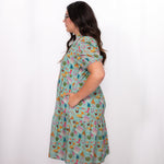 Side Mabel Dress Texas sweetheart print dress