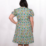 Back Mabel Dress Texas sweetheart print dress