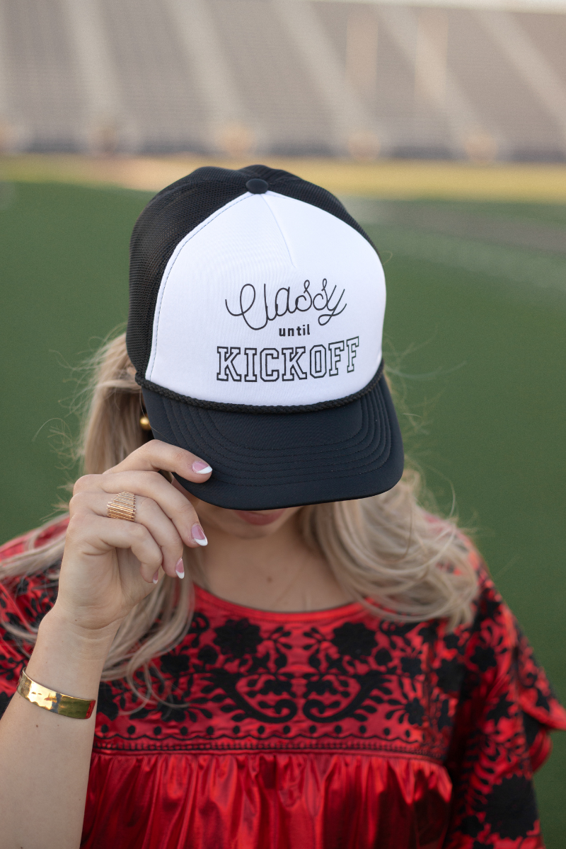 Classy Until Kickoff - Black Cap