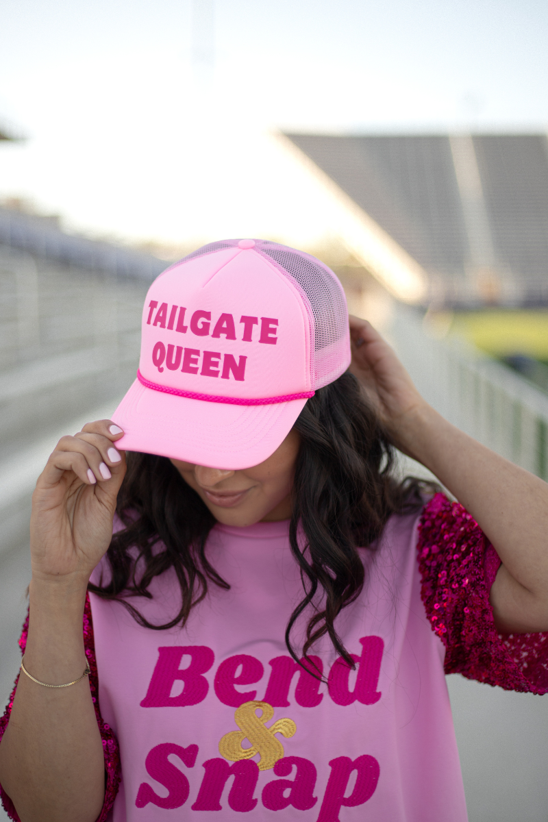 Hot Pink Tailgate Queen Light Pink Cap